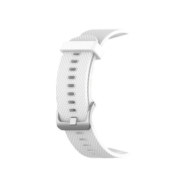 Λουράκι Σιλικόνης 18mm για Smartwatch Λευκό 8845
