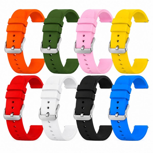 Λουράκι Σιλικόνης για Smartwatch 8874 18mm Μαύρο