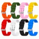 Λουράκι Σιλικόνης για Smartwatch 8874 18mm Μαύρο