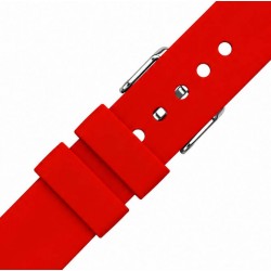 Λουράκι Σιλικόνης για Smartwatch 8874 18mm Κόκκινο