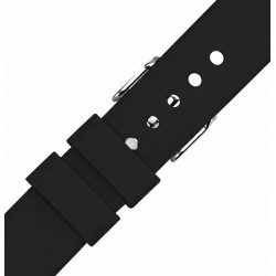 Λουράκι Σιλικόνης για Smartwatch 8874 18mm Μαύρο Λουράκι Σιλικόνης για Smartwatch 8874 18mm Μαύρο