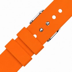 Λουράκι Σιλικόνης για Smartwatch 8874 18mm Πορτοκαλί