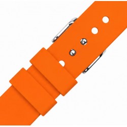 Λουράκι Σιλικόνης για Smartwatch 8874 18mm Πορτοκαλί