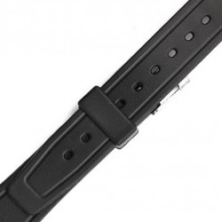 Λουράκι Πλαστικό Q&Q PVC W101XL Μαύρο Μaxi 18mm Λουράκι Πλαστικό Q&Q PVC W101XL Μαύρο Μaxi 18mm