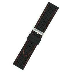 ΛΟΥΡΑΚI ΣΙΛΙΚΟΝΗΣ S127RD 20mm ΜΑΥΡΟ