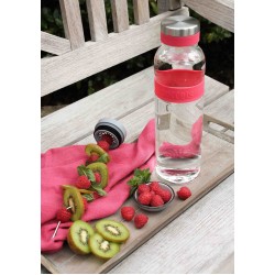 Γυάλινη Καράφα Boddels Sund 1.100ml Raspberry red