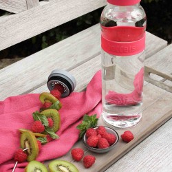 Γυάλινη Καράφα Boddels Sund 1.100ml Raspberry red