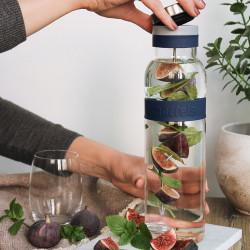 Γυάλινη Καράφα Boddels Sund 1.100ml Night blue