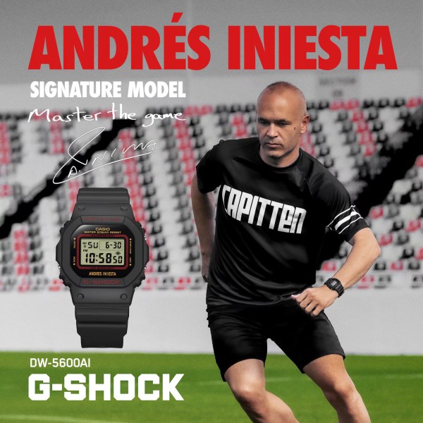Ρολόι Χειρός Casio G-Shock DW-5600AI-1ER Andrés Iniesta Limited edition