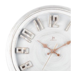 Ρολόι Τοίχου Justaminute 825 Λευκό Πλαστικό 40cm Ρολόι Τοίχου Justaminute 825 Λευκό Πλαστικό 40cm