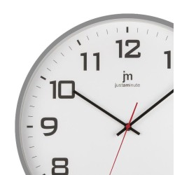 Ρολόι Τοίχου Justaminute 00880G Γκρί Πλαστικό 40cm Ρολόι Τοίχου Justaminute 00880G Γκρί Πλαστικό 40cm