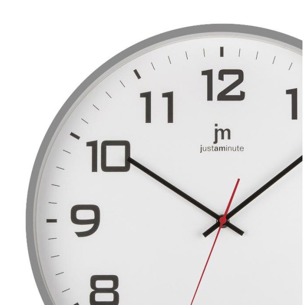Ρολόι Τοίχου Justaminute 00880G Γκρί Πλαστικό 40cm Ρολόι Τοίχου Justaminute 00880G Γκρί Πλαστικό 40cm