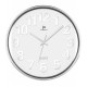 Ρολόι Τοίχου Justaminute 00816B Ασημί Πλαστικό 35.5cm