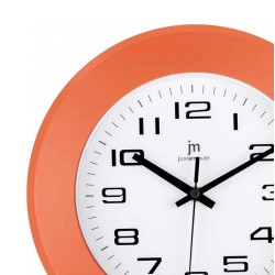 Ρολόι Τοίχου Justaminute 00836O Πορτοκαλί Πλαστικό 30cm