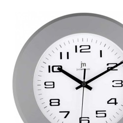 Ρολόι Τοίχου Justaminute 00836G Γκρί Πλαστικό 30cm