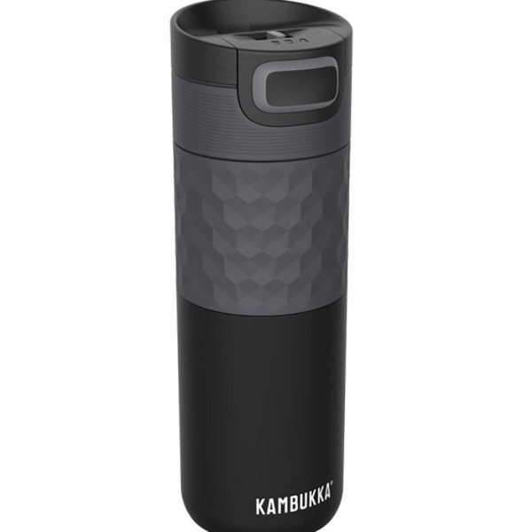 Θερμός Kambukka Etna 500ml Gift Box Black Steel με έξτρα στόμιο