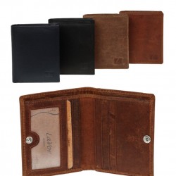 Δερμάτινο Πορτοφόλι LAVOR 1-3303 Μπλέ