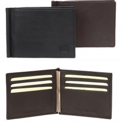 Δερμάτινο Πορτοφόλι LAVOR 7409BK Μαύρο