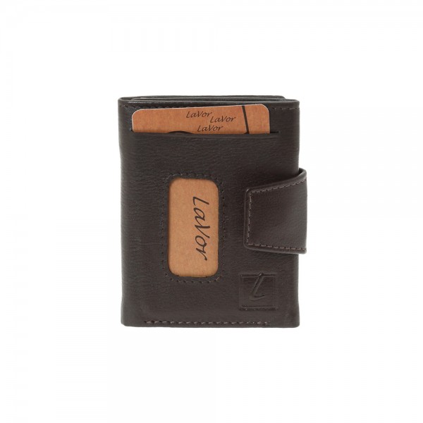 Δερμάτινη Καρτοθήκη Lavor 1-2126BR Καφέ