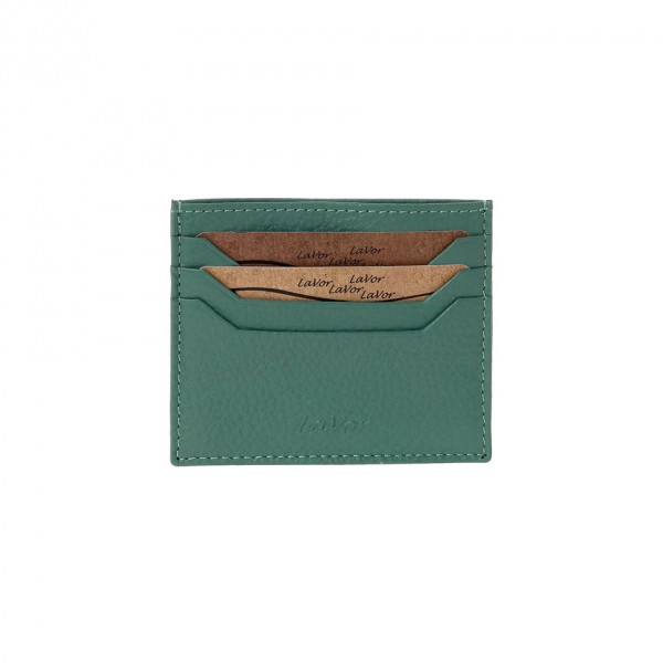Δερμάτινη Καρτοθήκη Lavor 1-6070GN Μέντα