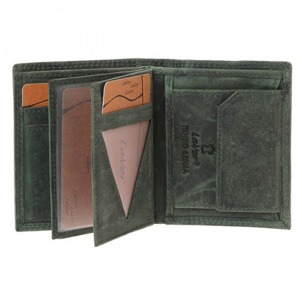 Ανδρικό Δερμάτινο Πορτοφόλι Lavor 1-2106 Λαδί