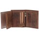 Ανδρικό Δερμάτινο Πορτοφόλι Lavor 1-2127 Καφέ