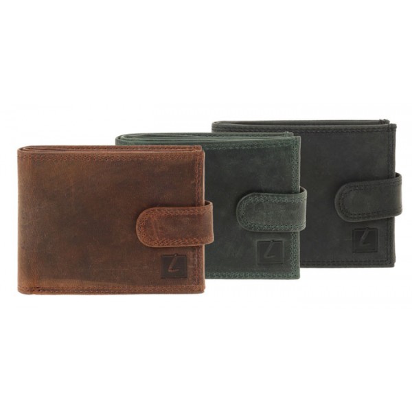 Ανδρικό Δερμάτινο Πορτοφόλι Lavor 1-2131 Πράσινο