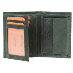 Ανδρικό Δερμάτινο Πορτοφόλι Lavor 1-2132 Λαδί