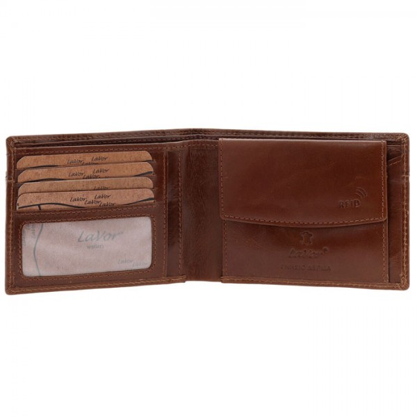 Δερμάτινο Πορτοφόλι Lavor 1-3797CQ Κονιάκ