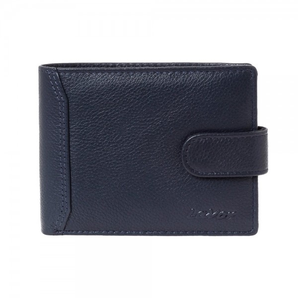 Ανδρικό Δερμάτινο Πορτοφόλι LAVOR 1-3810BLU Μπλε