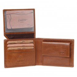 Ανδρικό Πορτοφόλι LAVOR 1-3811CQ Ταμπά Δερμάτινο