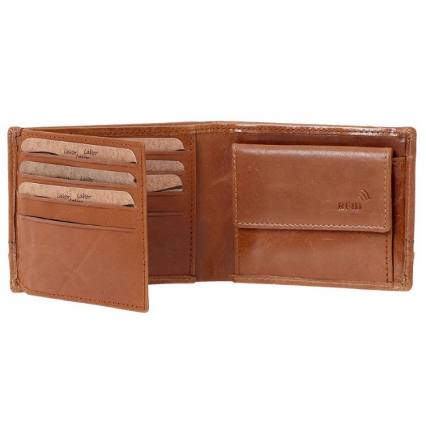Ανδρικό Πορτοφόλι LAVOR 1-3812CQ Ταμπά Δερμάτινο