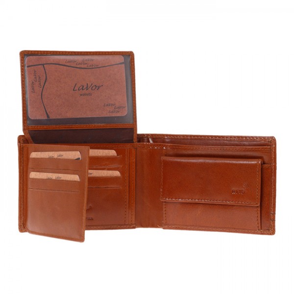 Δερμάτινο Πορτοφόλι Lavor 1-3839CQ Κονιάκ