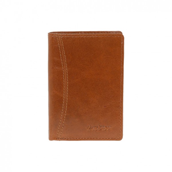 Ανδρικό Δερμάτινο Πορτοφόλι LAVOR 1-3840TB Κονιάκ
