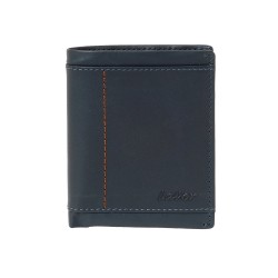 Ανδρικό Δερμάτινο Πορτοφόλι LAVOR 1-6091BLU Μπλε