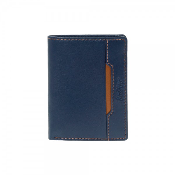 Ανδρικό Δερμάτινο Πορτοφόλι LAVOR 1-6179BLU Μπλε