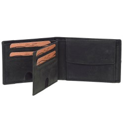 Δερμάτινο Πορτοφόλι LAVOR 1-3207BK Μαύρο