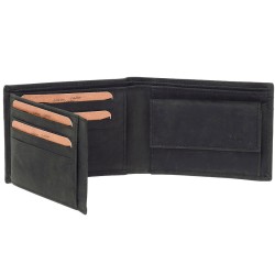 Δερμάτινο Πορτοφόλι LAVOR 1-3210BK Μαύρο