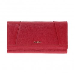 Γυναικείο Δερμάτινο Πορτοφόλι Lavor 1-6154RD Κόκκινο