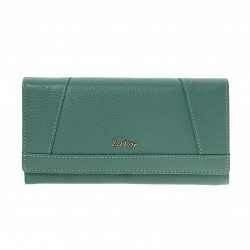 Γυναικείο Δερμάτινο Πορτοφόλι Lavor 1-6154GN Μέντα