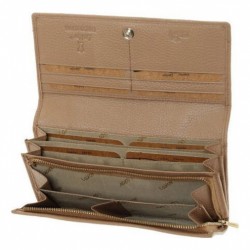 Γυναικείο Δερμάτινο Πορτοφόλι Lavor 1-6154BG Μπέζ