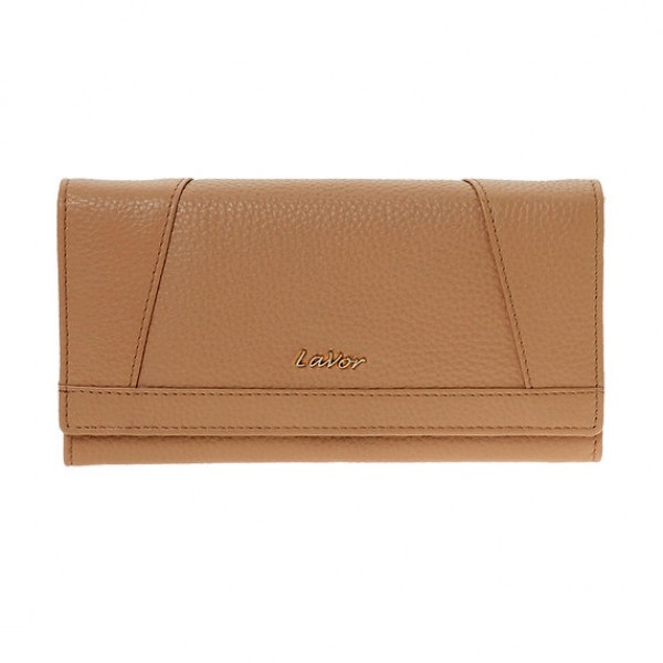 Γυναικείο Δερμάτινο Πορτοφόλι Lavor 1-6154BG Μπέζ