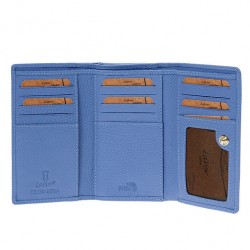 Γυναικείο Δερμάτινο Πορτοφόλι Lavor 1-6158BL Γαλάζιο Γυναικείο Δερμάτινο Πορτοφόλι Lavor 1-6158BL Γαλάζιο