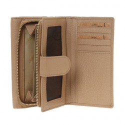 Γυναικείο Δερμάτινο Πορτοφόλι Lavor 1-6158HN Μπεζ Γυναικείο Δερμάτινο Πορτοφόλι Lavor 1-6158HN Μπεζ