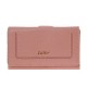 Γυναικείο Δερμάτινο Πορτοφόλι Lavor 1-6158PN Ροζ