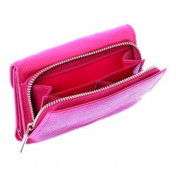 Γυναικείο Δερμάτινο Πορτοφόλι LAVOR 1-6074FC Ρόδι