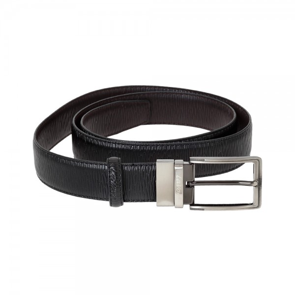 Δερμάτινη Zώνη Lavor 1-147 Διπλής Όψης Μαύρη Καφέ