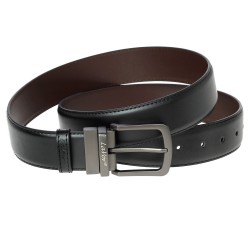 Δερμάτινη Zώνη Διπλής Όψης Lavor 1-89 Μαύρη - Καφέ