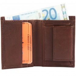Δερμάτινο Mini Πορτοφόλι Excellanc 3020016-003 Καφέ