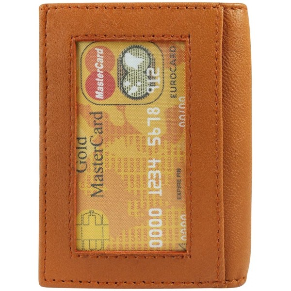 Δερμάτινο Mini Πορτοφόλι Excellanc 3020036-004 Ταμπά
